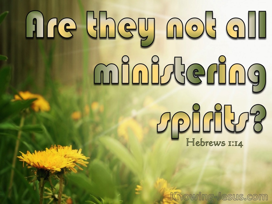 Hebrews 1:14 Are They Not All Ministering Spirits (yellow)